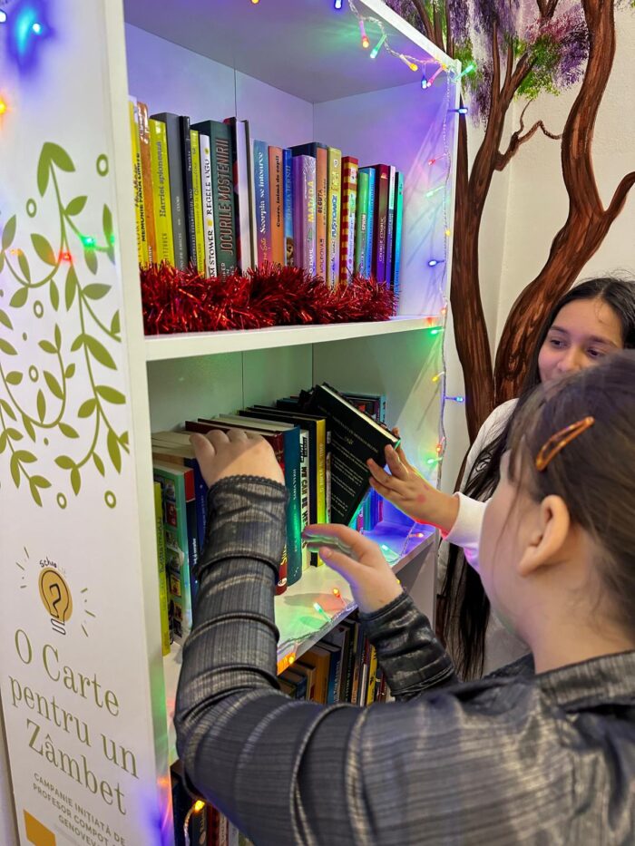 O Carte Pentru Un Zâmbet – Mini-biblioteci instalate în județul Bacău